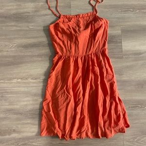 Old navy coral medium a line dress